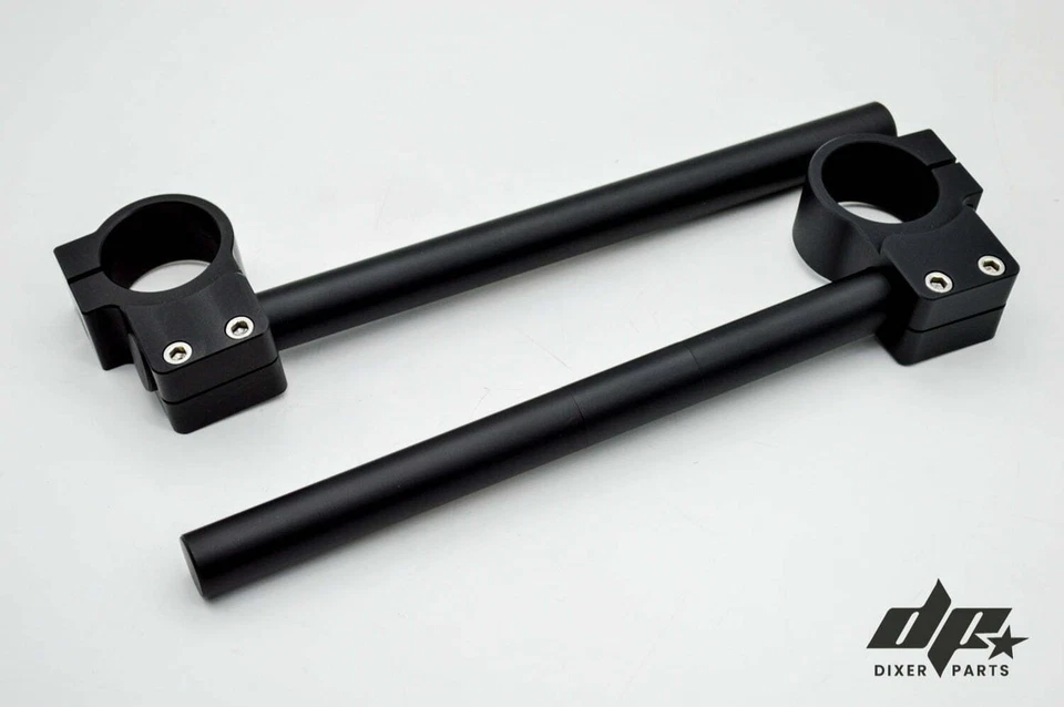 CLIP-ON de alumínio – 41,3 mm – Custom Cafe Racer BMW K75 K100 preto - Imagem 3 de 4
