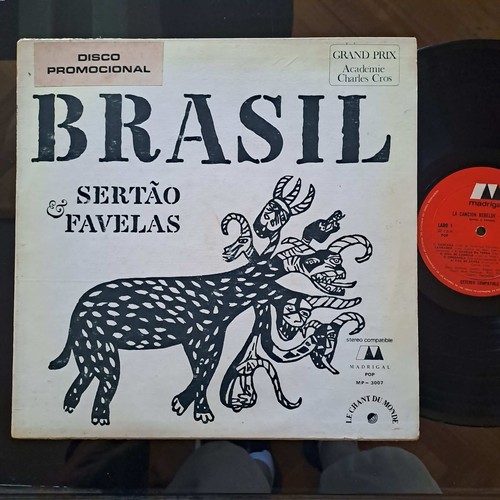 ZELIA BARBOSA | BRASIL SERTAO & FAVELAS | ARGENTINA | LP | 70S ORIGINAL