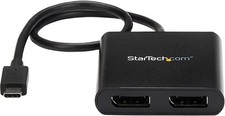 StarTech USB-C to DisplayPort Multi-Monitor Splitter - 2-Port MST Hub