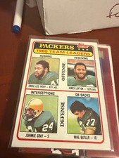 NFL 1981 Topps Trading Card Packers 1980 Team Leaders #151 Packers Checklist