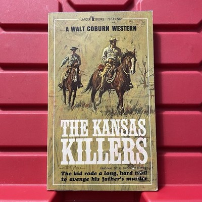 The Kansas Killers Walt Coburn Lancer Books Paperback PB Western Vintage 1966
