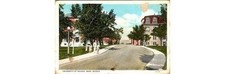 1930s Reno Nevada University Campus Street View Linen Postcard-Washoe County