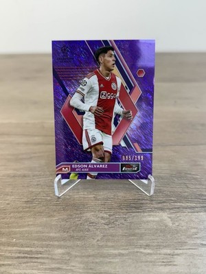 2021/22 Topps UCC Finest Edson Alvarez Purple Shimmer /199 Parallel