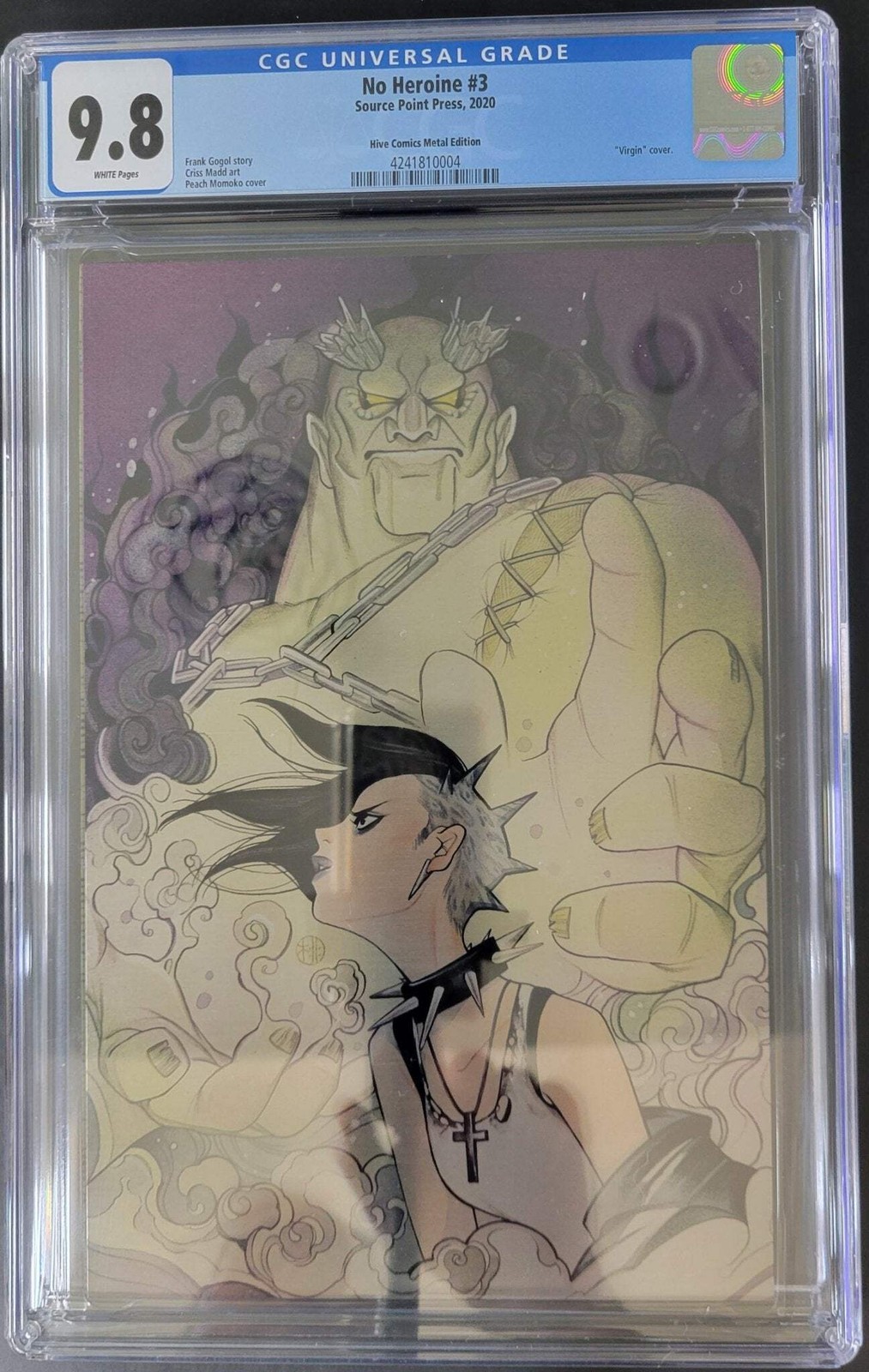 No Heroine #3 Metal Peach Momoko CGC 9.8