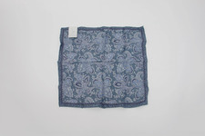 NWT Brunello Cucinelli Men's Linen-Silk Floral Print Pocket Square A258