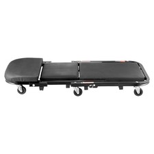 Uimoso 40in Foldable Z-shaped Garage Creeper And Mechanic Stool 450lbs Capacity
