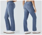 Halara Flex High Waisted Bootcut Jeans Washed Casual w/ Pockets M Regular