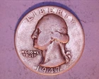 1947 Washington Quarter  VF+  COND. **324-6