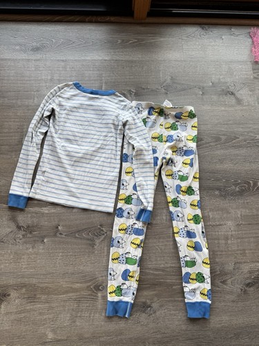 Hanna Andersson Snoopy Easter Egg Pajamas size 10 140 Peanuts - Picture 5 of 5