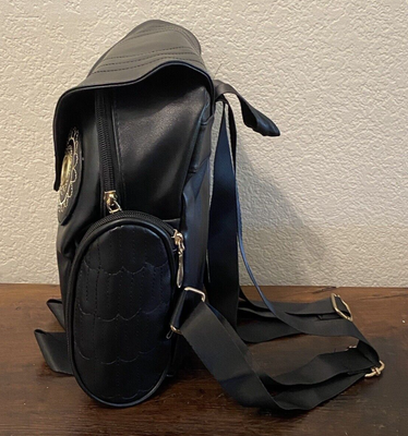 OWL FAUX LEATHER MINI BACK PACK NWOT Womens Fashion Owl Backpack PU Leather Mini Daypacks(Black  main image 4