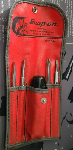 SNAP-ON SDDD42 REVERSIBLE SCREWDRIVER 5 PC SET W/ SDDD44 STORAGE POUCH