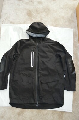 Alexander Wang x H&M Black Down Quilted Lining Zip Jacket Coat Mens Medium M