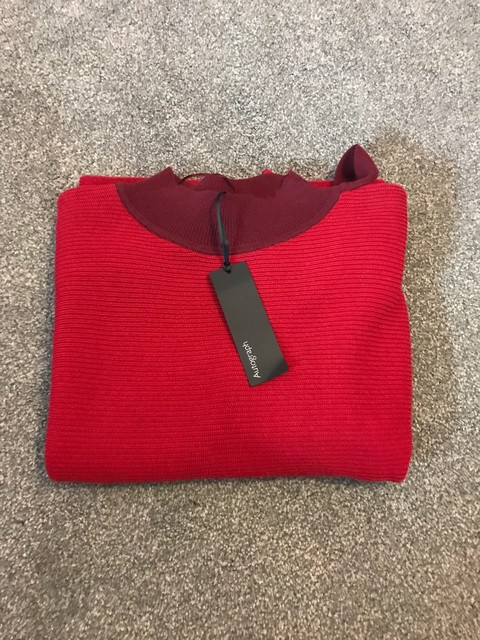 marks and spencer womens red jumpers