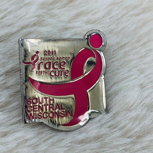 2011 South Central Wisconsin Pink Ribbon Susan Komen Race for the Cure Pin