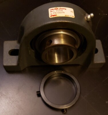 Link-Belt Pillow Block Bearing 1 11/16'' P3-U227N W/ Locking Collar