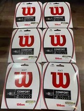 6 Sets Wilson NXT Comfort 16 Gauge 1.30mm Tennis String Set