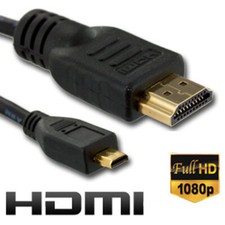 HDMI To Micro HMDI Cable for HD TV / Cameras/camcorders, MP3 players 2M