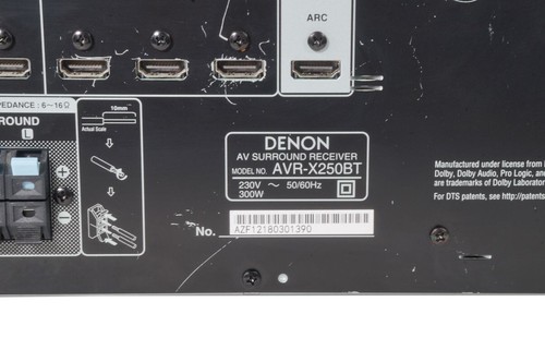 ✅Denon AVR-X250BT AV-Receiver Schwarz✅ - Bild 8 von 10