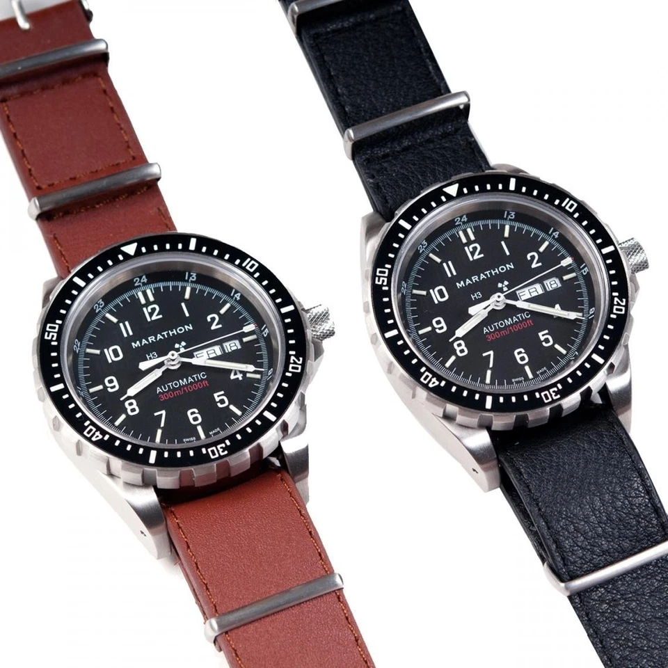 Marathon 22mm Cuero DEFSTAN Correa Banda, Tostado Suave Anilina Excelente Grado NUEVO Foto 2 de 3