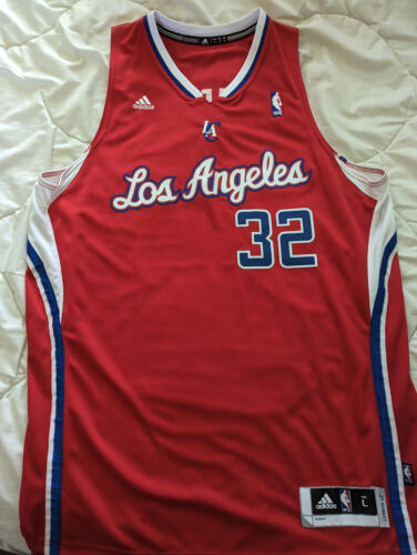 Blake Griffin Signed LA Clippers Red Adidas L +2 Jersey COA Global Authentics - Picture 1 of 5