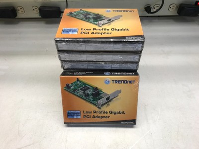 Lot of 8x TRENDnet TEG-PCITXRL Gigabit PCI Adapter - NEW Sealed!