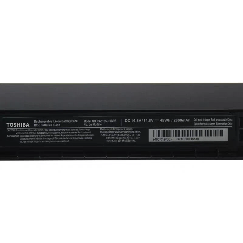 Batería Original OEM PA5185U-1BRS Toshiba PA5186U-1BRS PA5184U-1BRS C55 C55D Foto 2 de 4