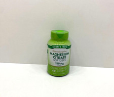 NEW Nature's Truth High Absorption Magnesium Citrate Softgels 250 MG SEALED 2028