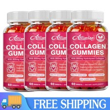 Premium Biotin Collagen Gummies For Skin ,Hair  Nail Support ,Immume Health