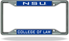 NSU LAW License Plate Frame