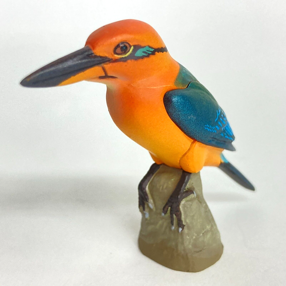 Choco Q Mini Figure Bird Ryukyu Kingfisher b Kaiyodo Japan choco