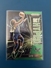 2021 Panini Prizm WNBA Get Hyped Green #14 Satou Sabally
