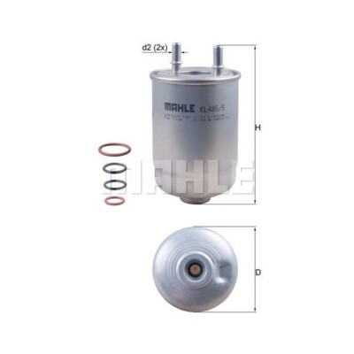 Kraftstofffilter KNECHT KL 485/5D für RENAULT SUZUKI