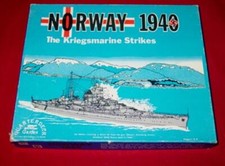 Quarterdeck Games 1981 : NORWAY 1940 - The Kriegsmarine Strikes