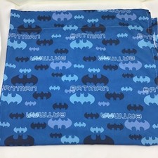 Batman Crib Sheet Flat Baby Bed Blue Black White Polyester Standard Size