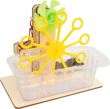 Teachers STEM Automatic Rotating Bubble Blower Assembly Educational Toy Ages8