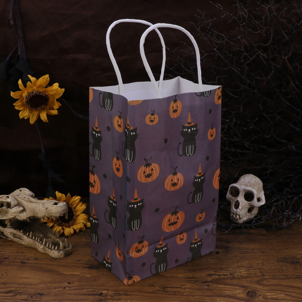 10 Pcs Party Favors Bags Kids Halloween Treat Bags Halloween Paper Treat Bags eBay