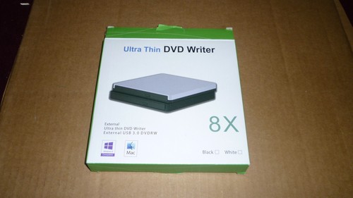 Unità ottica esterna masterizzatore DVD USB/USB C, compatibile RW, in scatola - Foto 2 di 4