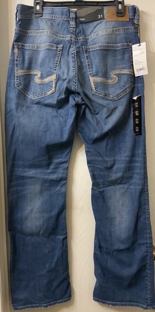 Silver Jeans Co Mens 31x32 Craig Blue 