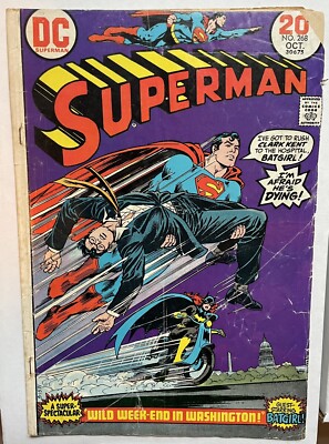 SUPERMAN #268 (DC Comics 1973) Batgirl   Reader Copy   GD