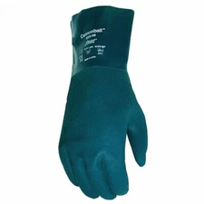 Showa Best 812M-09 Chemical-Resistant Gloves, Medium Size 9, Forest Green, Pair