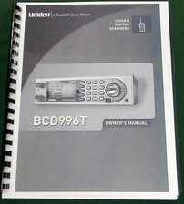 Uniden BCD996T Instruction Manual: Comb Bound  Protective Covers