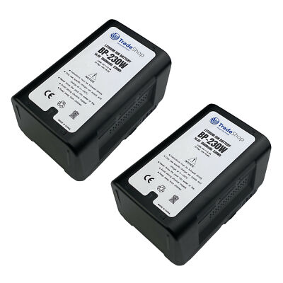 2x Li-Ion V-Mount Akku 15600mAh D-Tap für Godox VL300 VL200 VL150, SWIT BL-200 