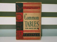 Common Tables for Daily Use: Everyone's Table Companion for Ready Reference!