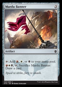 Mardu Banner x4 - Khans of Tarkir - NM-Mint, English - Khans of Tarkir