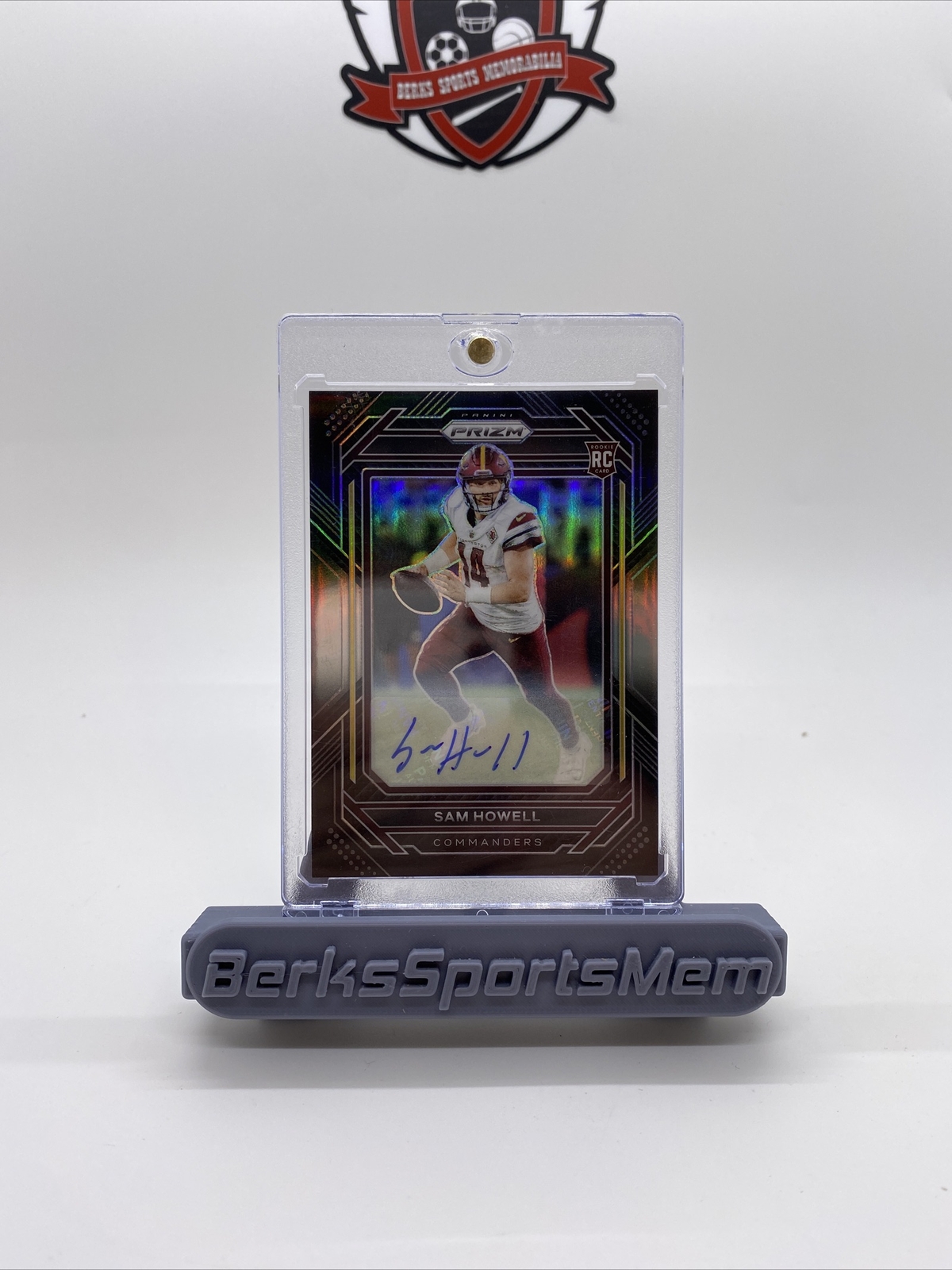 2022 Chronicles Prizm Black SAM HOWELL Silver Rookie Auto RC Commanders 🔥💎