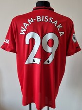 Manchester United 2019-2020 Home football Adidas shirt #29 Wan-Bissaka size  2XL