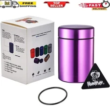 Airtight Stash Jar Smell Proof Herb Tobacco Spices Storage Container Jar