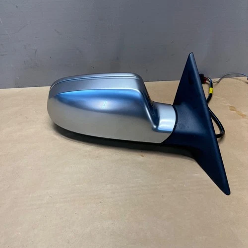 10-17 AUDI A5 S5 RIGHT SIDE DOOR REAR VIEW MIRROR W/ BLIND SPOT OEM ALUMINUM