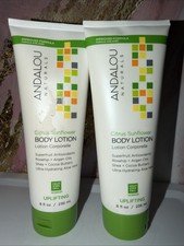 Andalou Naturals, Lotion Body Citrus Sunflower, 8 Fl Oz NEW - 2 PACK