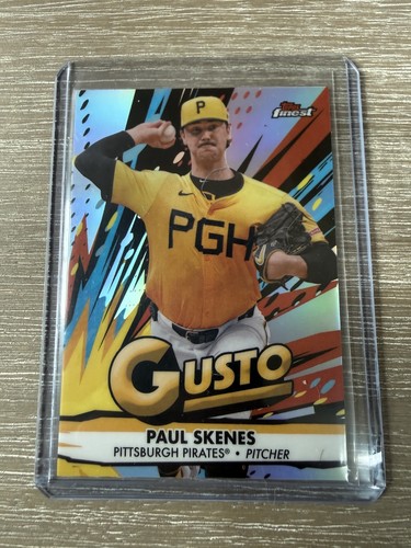 Paul Skenes #G-PS 2025 Topps Finest GustoGraphs card